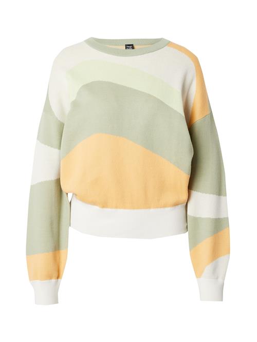 Iriedaily Pullover 'Tilda'  khaki / mint / abrikos / hvid