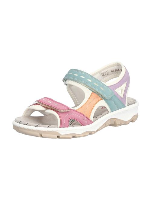 Se Rieker Sandaler  creme / mint / lavendel / pink ved About You