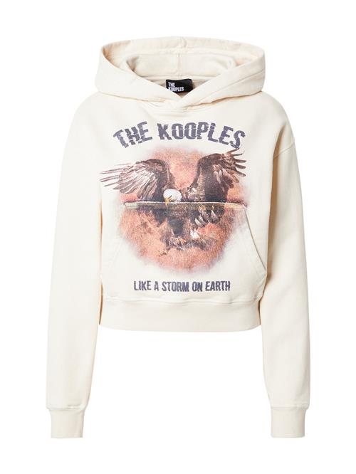 The Kooples Sweatshirt  ecru / mørkebrun / basalgrå / fersken