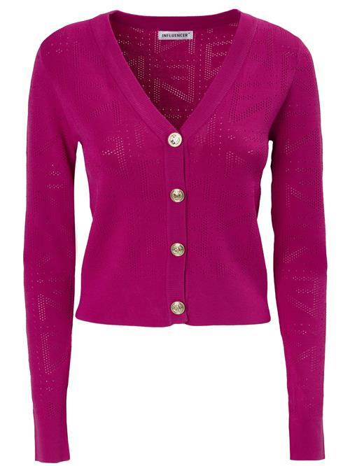 Influencer Cardigan  guld / pink