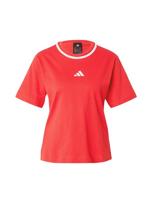 ADIDAS SPORTSWEAR Funktionsbluse  knaldrød / hvid