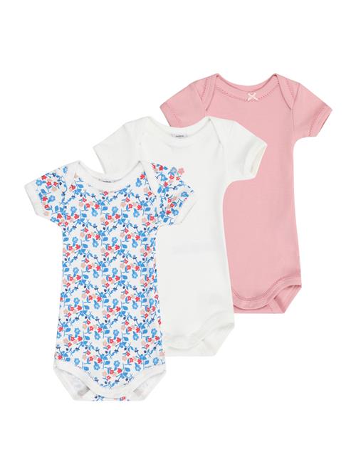 PETIT BATEAU Sparkedragt/Body  blå / gammelrosa / rød / hvid