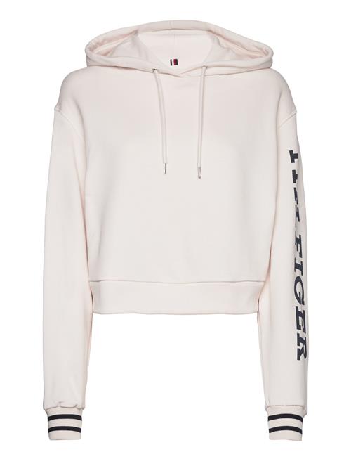 Reg Monotype Slv Crop Hoodie Tommy Hilfiger White