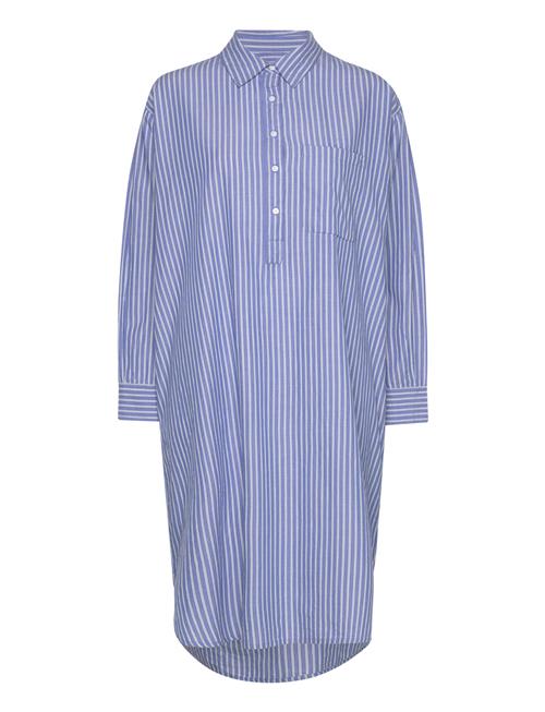 Relieve Shirtdress Stripe Moshi Moshi Mind Blue