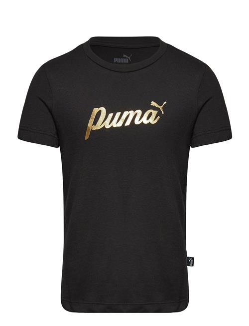 Ess+ Script Metallic Tee G PUMA Black