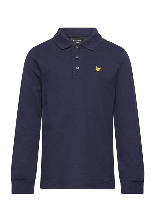 Ls Plain Polo Shirt Lyle & Scott Navy