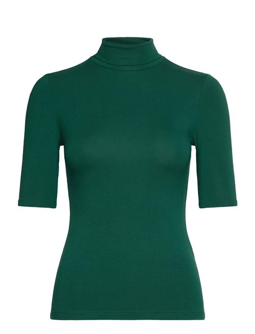 Stretch Jersey Turtleneck Lauren Ralph Lauren Green