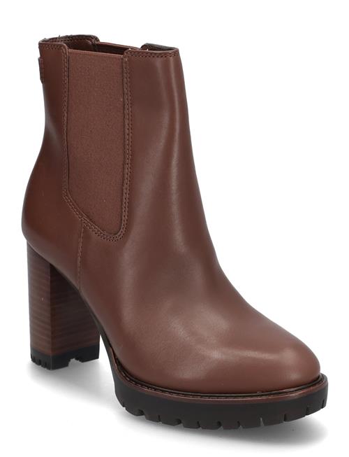 Layne Leather Bootie Lauren Ralph Lauren Brown