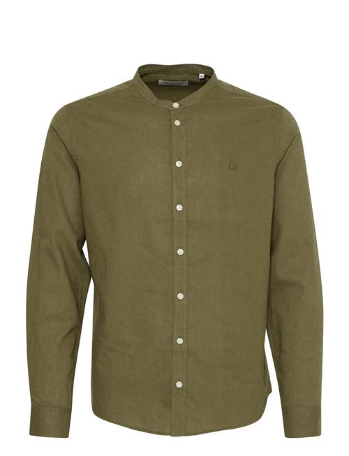 Cfanton 0053 Cc Ls Linen Mix Shirt Casual Friday Khaki