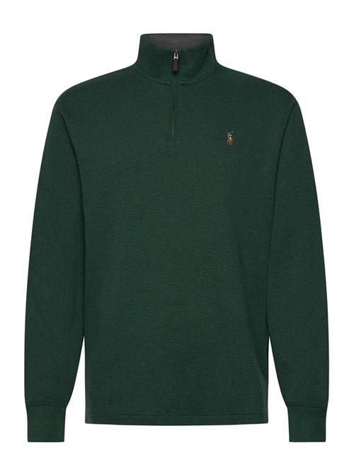 Estate-Rib Quarter-Zip Pullover Polo Ralph Lauren Green