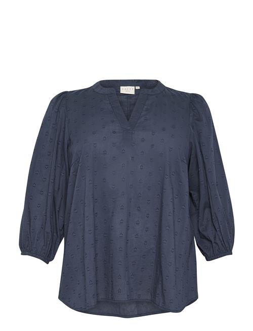 Kcjolana Blouse Kaffe Curve Navy