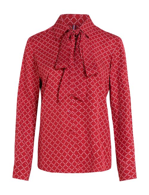 Diamond Monotype Vis Reg Blouse Tommy Hilfiger Red