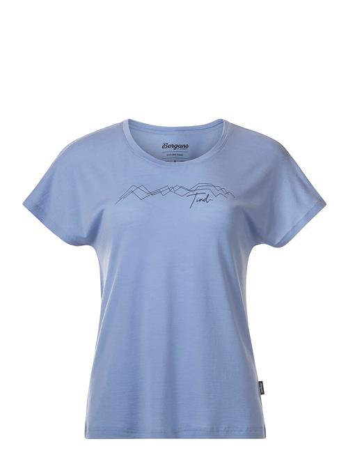 Tind Crux Merino Tee Women Bergans Blue