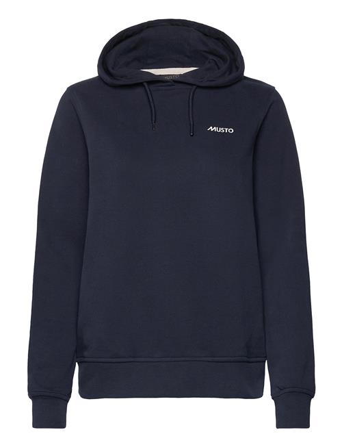 W Musto Logo Hoodie Musto Navy