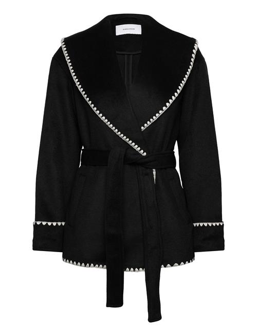 Yara Shawl Collar Wool Blend Jacket Bubbleroom Black