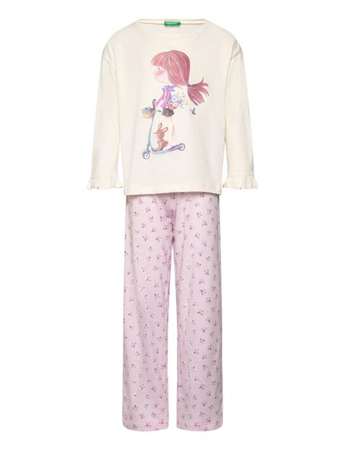 Pyjama(Sweater+Trous United Colors Of Benetton Pink