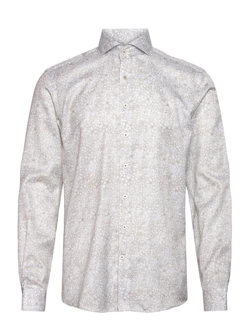 1927: Aop Shirt Wf L/S Lindbergh Black Cream