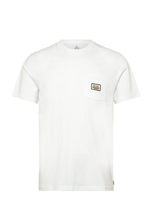 Surf Paradise Badge Tee Update Rip Curl White