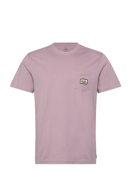 Surf Paradise Badge Tee Update Rip Curl Pink