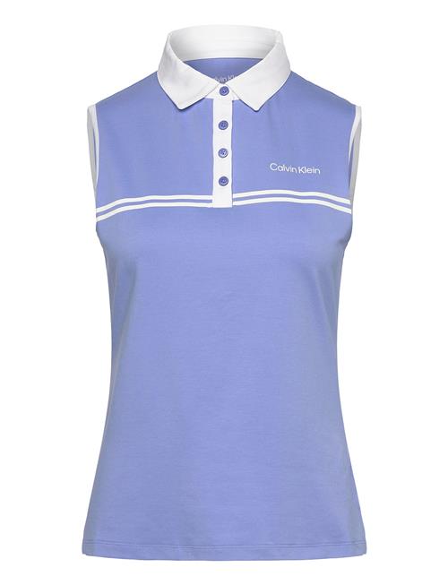 Bellevue S/Less Polo Calvin Klein Golf Blue