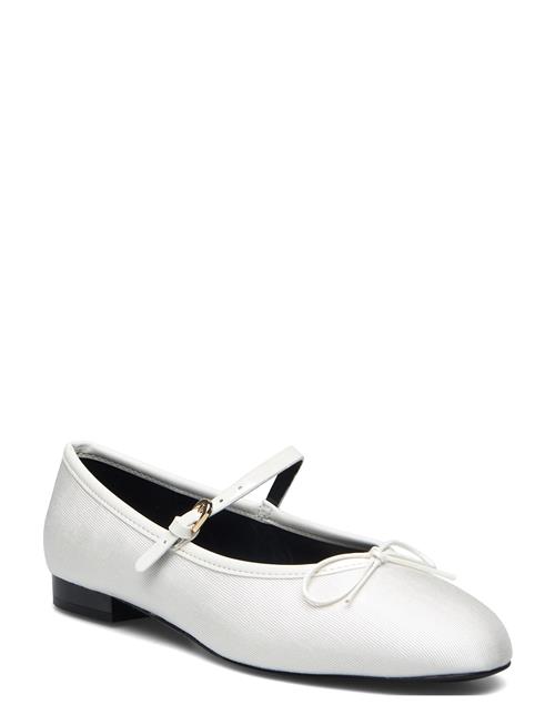 Ballerinas With Strip And Bow Detail Mango White