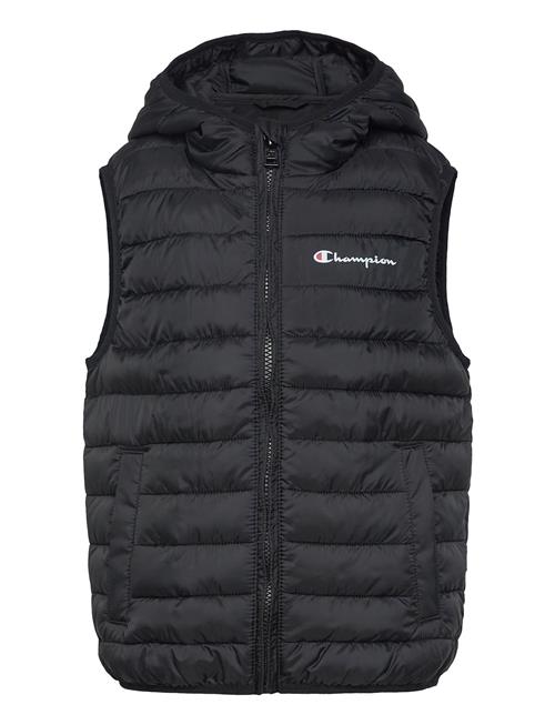 Hooded Vest Champion Black