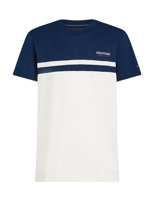 Monotype Colourblock Tee Tommy Hilfiger Navy