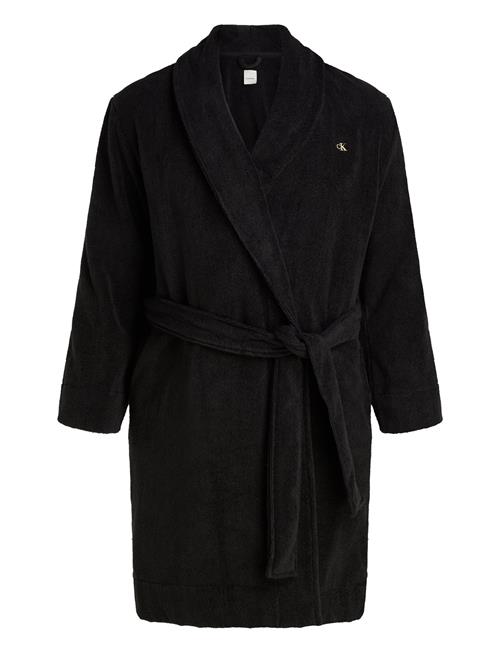 Se Comfort French Terry Robe Calvin Klein Black ved Booztlet