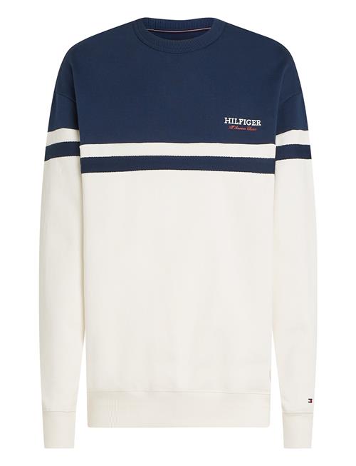 Monotype Colourblock Sweatshirt Tommy Hilfiger Navy