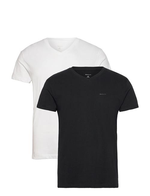 V-Neck T-Shirt 2-Pack GANT Patterned