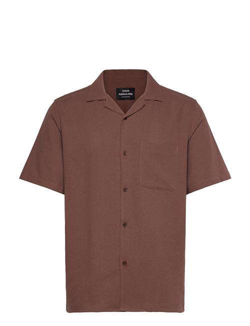 Texture Kenji Shirt Ss Mads Nørgaard Brown
