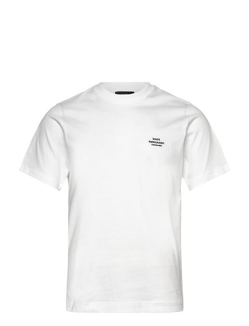 Cotton Jersey Frode Emb Logo Tee Mads Nørgaard White