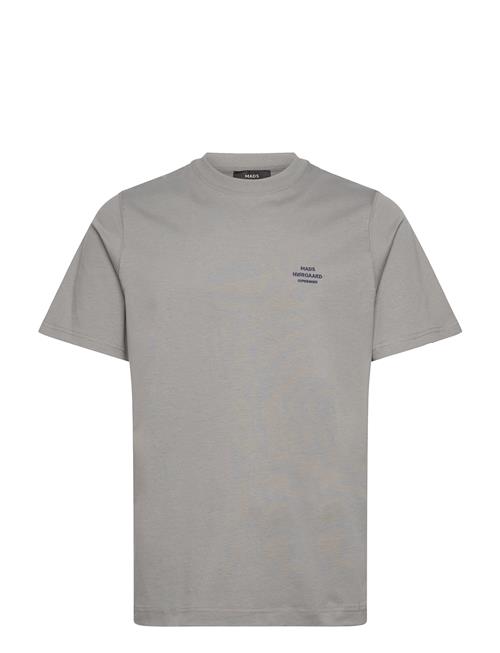 Cotton Jersey Frode Emb Logo Tee Mads Nørgaard Grey