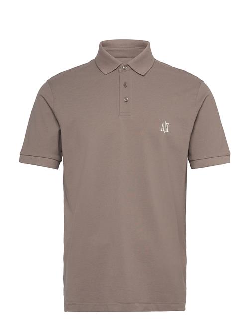 Polo Shirt Armani Exchange Brown