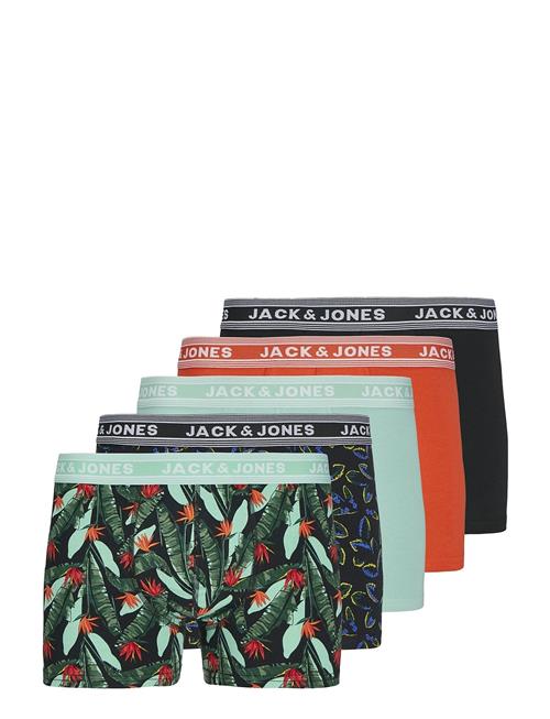 Se Jack & Jones Jacwest Leaf Trunks 5 Pack Jack & J S Black ved Booztlet