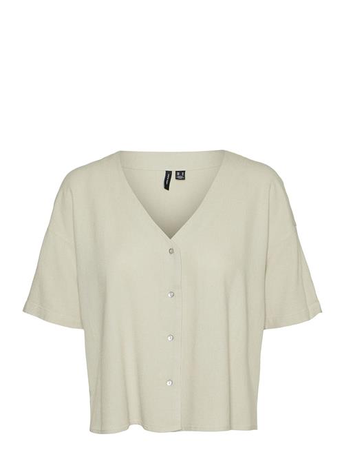 Vmmmymilo 2/4 V-Neck Shirt Wvn Ga Vero Moda Maternity Cream