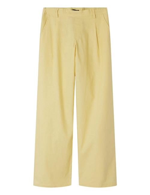 Nlfhynthe Lw Wide Pant LMTD Yellow