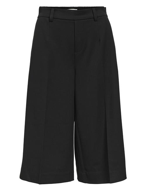 Objlisa Mw Wide Capri Pant Noos Object Black