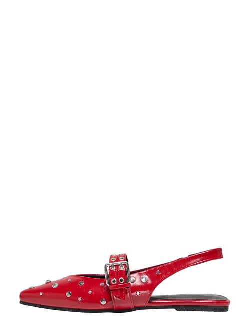 Onlaura-5 Pu Slingback Buckle Ballarina ONLY Red