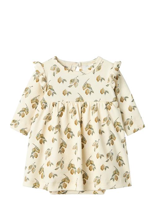 Nbfgavo Enk Ls Body Dress Lil Lil'Atelier Cream