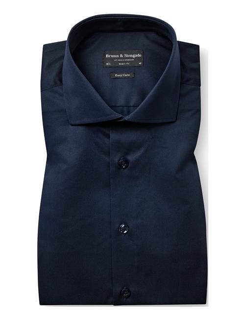 Bs Lehecka Modern Fit Shirt Bruun & Stengade Navy