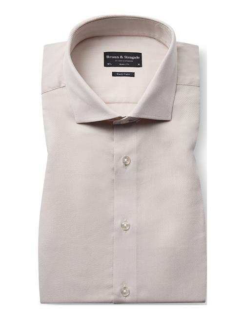 Bs Tsitsipas Modern Fit Shirt Bruun & Stengade Beige