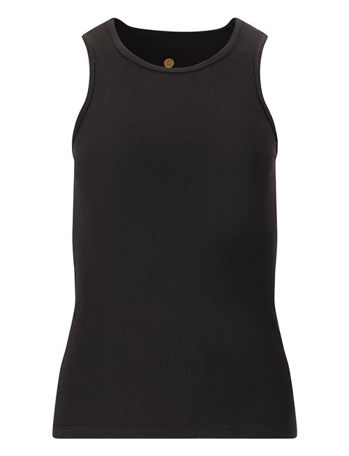 Tinashe W Halterneck Rib Top Athlecia Black