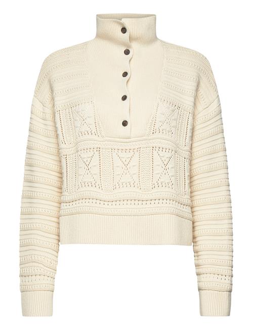 Pointelle Knitted Sweater Lexington Clothing Cream