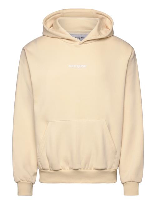 Essentials Puff Logo Hoodie SIXTH JUNE Cream