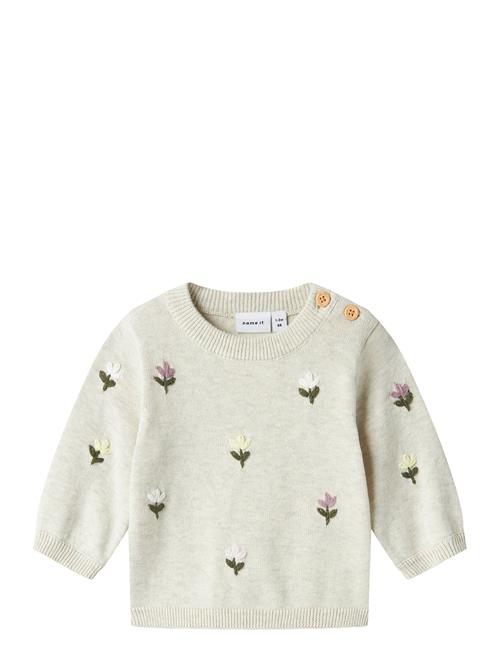 Nbffaflow Ls Knit Name It Cream