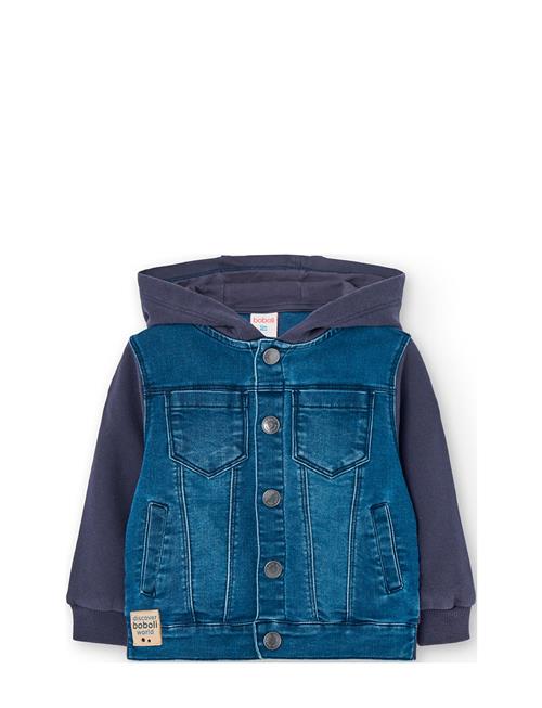 Denim Jacket Combined Boboli Blue