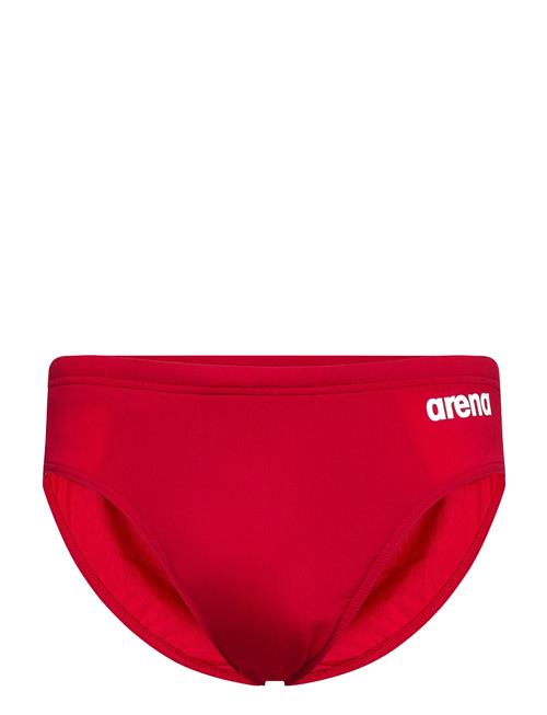 Men's Team Swim Briefs Solid Black-White Arena Red