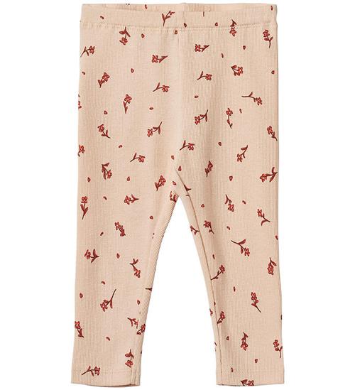 Wheat Leggings - Rib - Jules - Rose Water Flowers