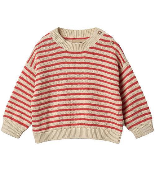 Wheat Bluse - Strik - Leise - Red Stripe